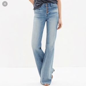 Madewell Flea Market Flare Button-Front Edition 👖